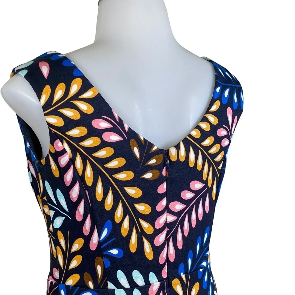 Boden Mary Sleeveless Print Midi Dress - Picture 14 of 14